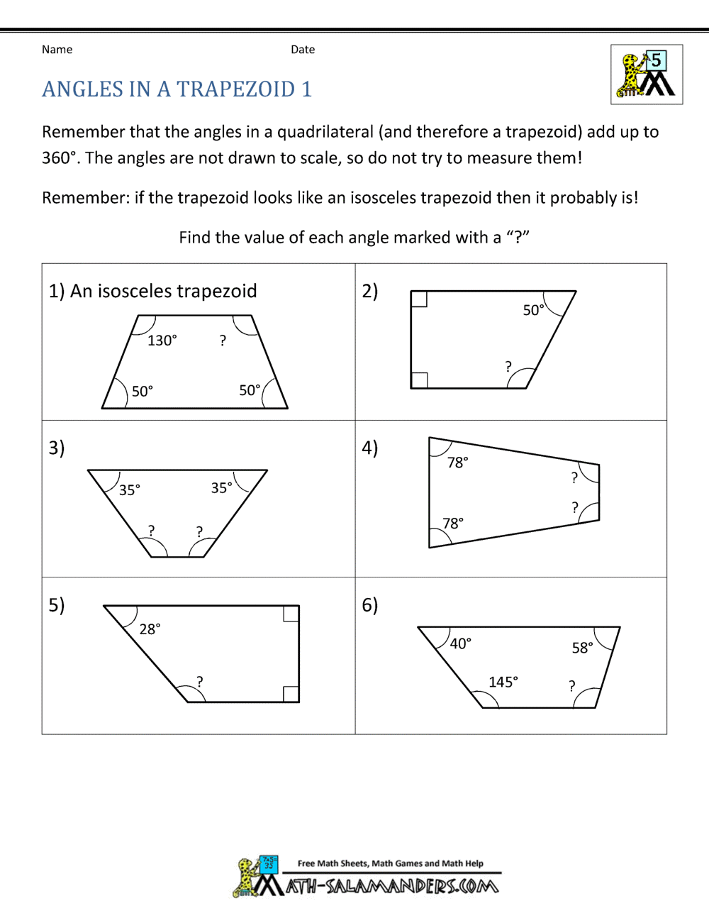 Get 85 Back-To-School Geometry Worksheets Ideas 10