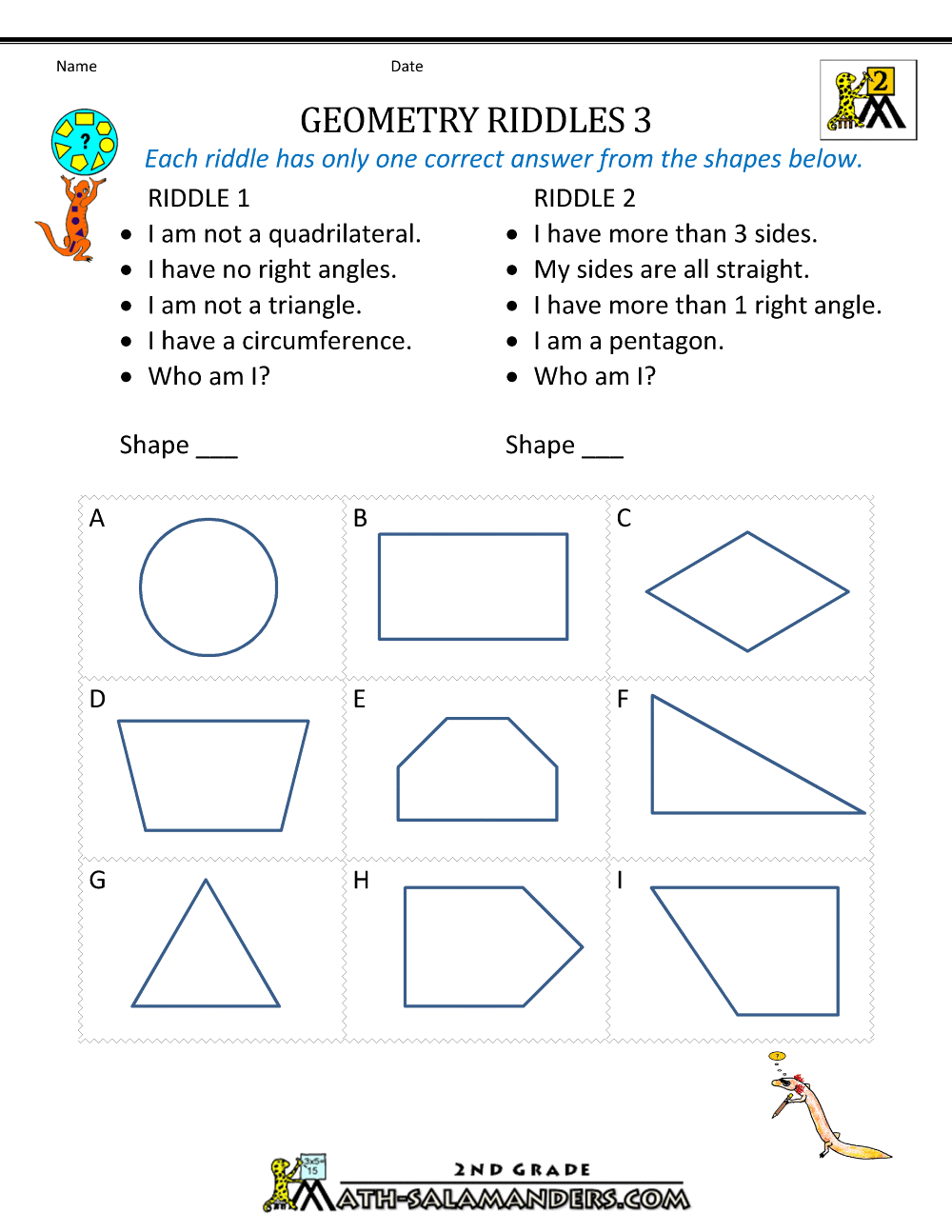 Get 85 Back-To-School Geometry Worksheets Ideas 30