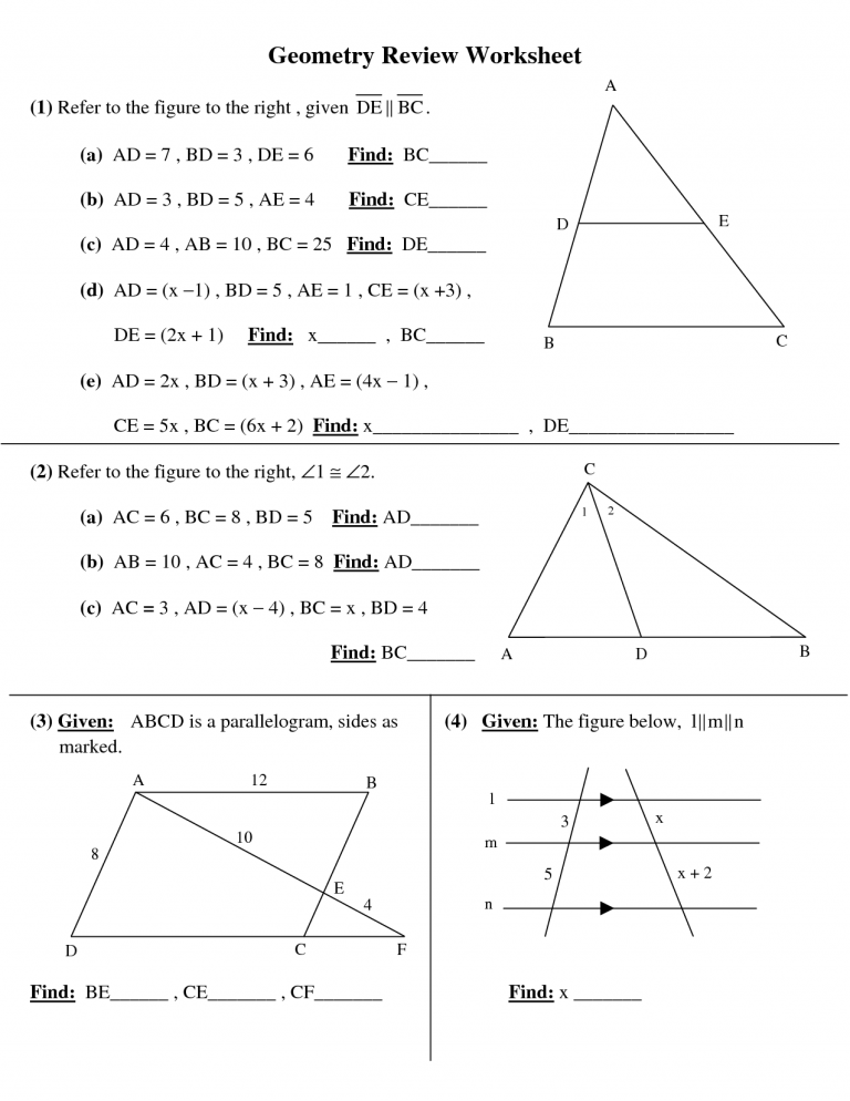 Get 85 Back-To-School Geometry Worksheets Ideas 9