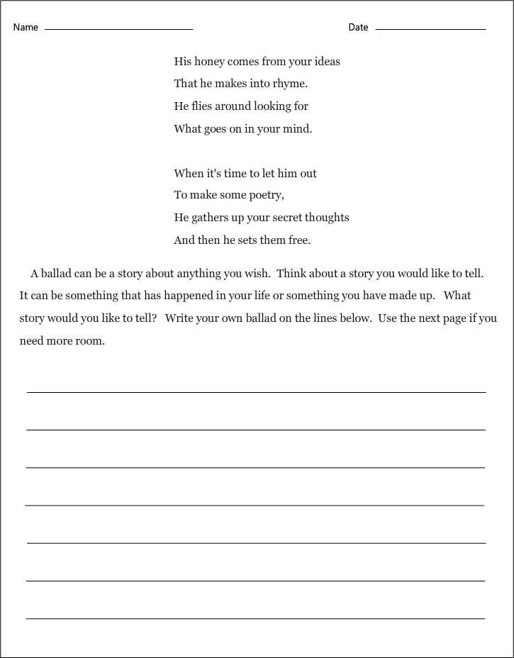 Get 85 Festival Poetry Worksheets Ideas 2