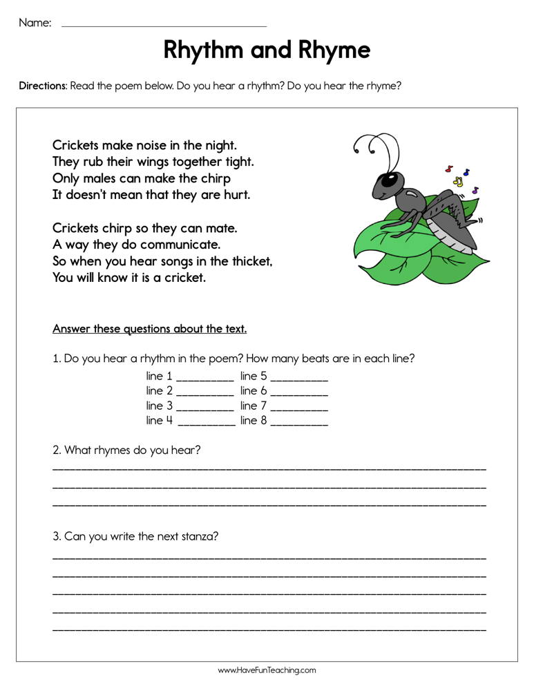 Get 85 Festival Poetry Worksheets Ideas 5