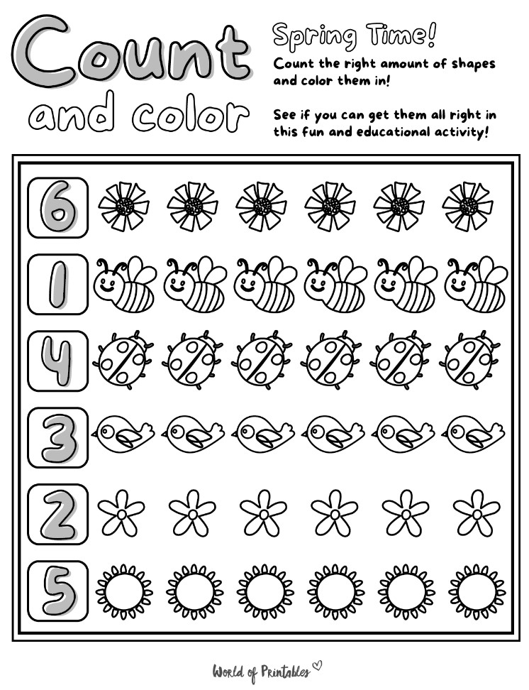 Get 85 Spring Math Worksheet Ideas 18