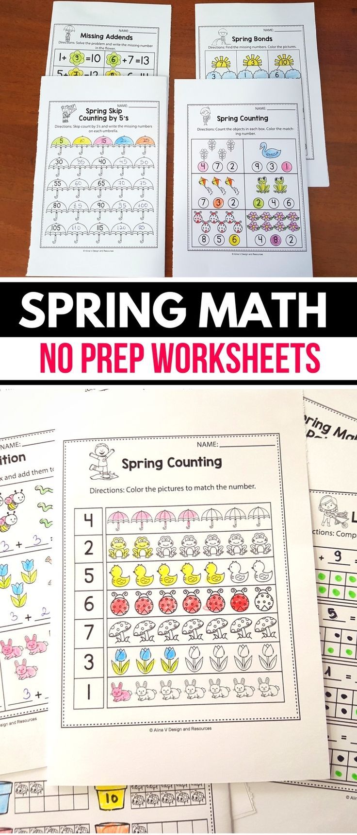 Get 85 Spring Math Worksheet Ideas 19