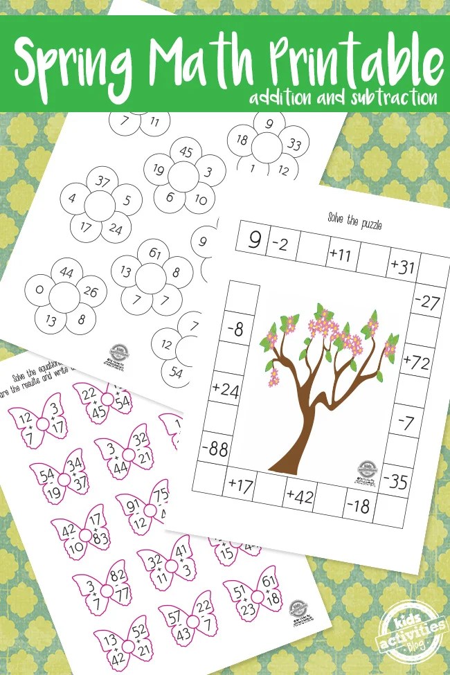 Get 85 Spring Math Worksheet Ideas 48