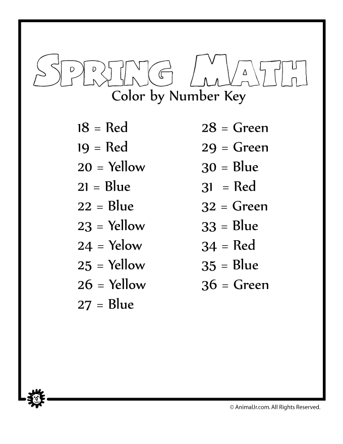 Get 85 Spring Math Worksheet Ideas 5