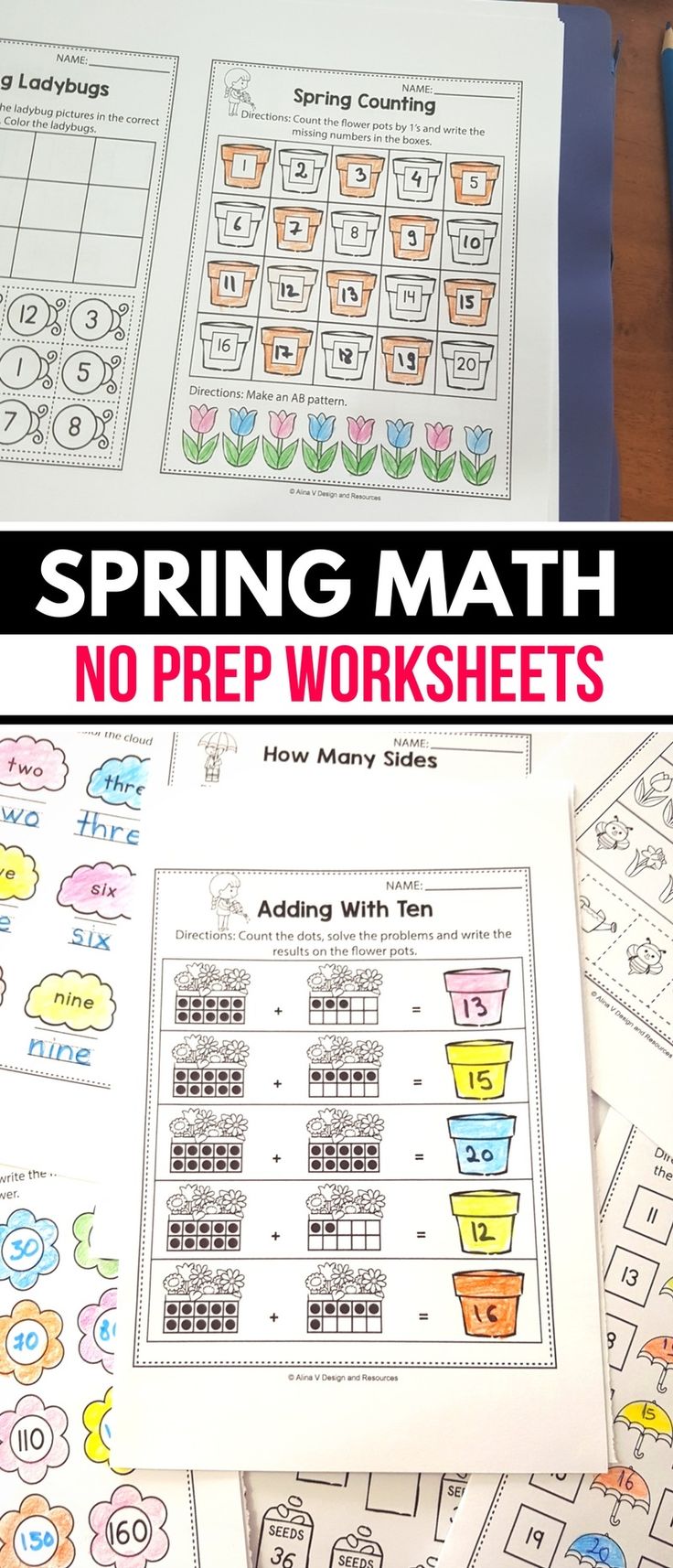 Get 85 Spring Math Worksheet Ideas 53