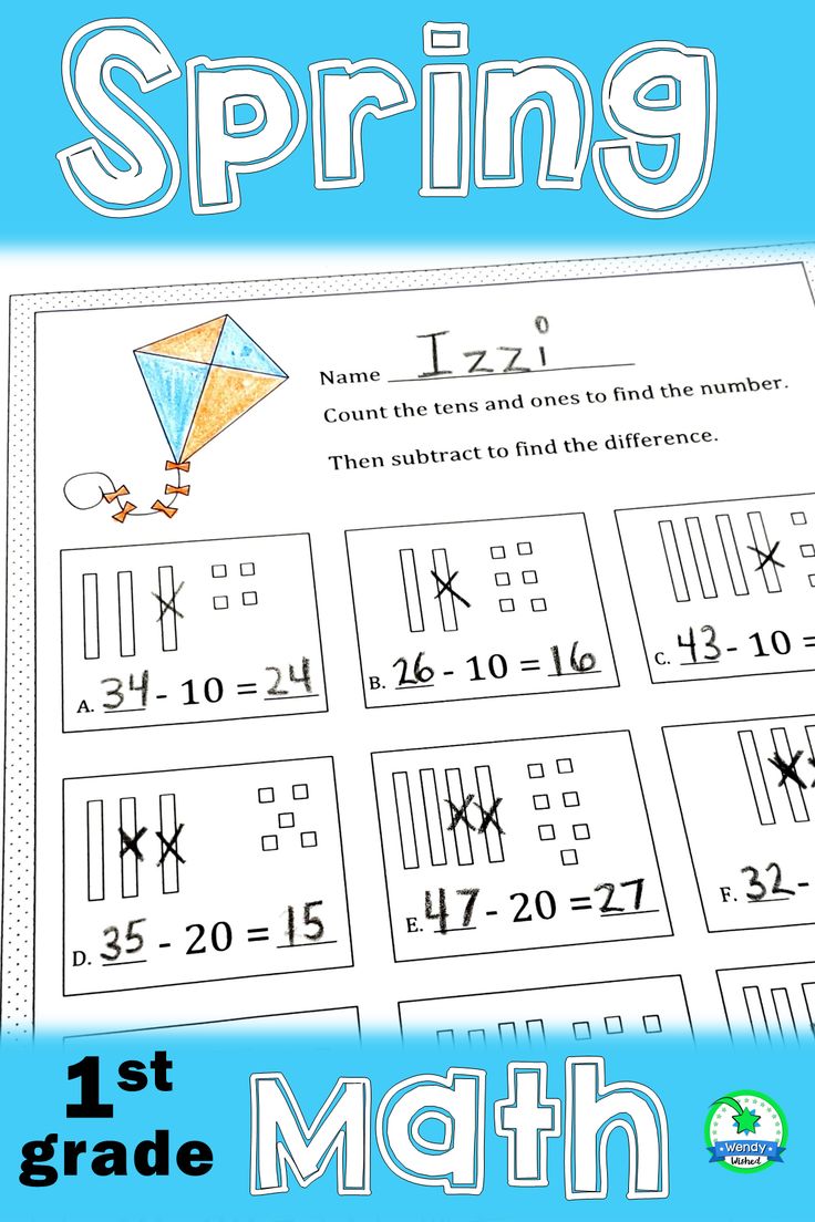 Get 85 Spring Math Worksheet Ideas 7