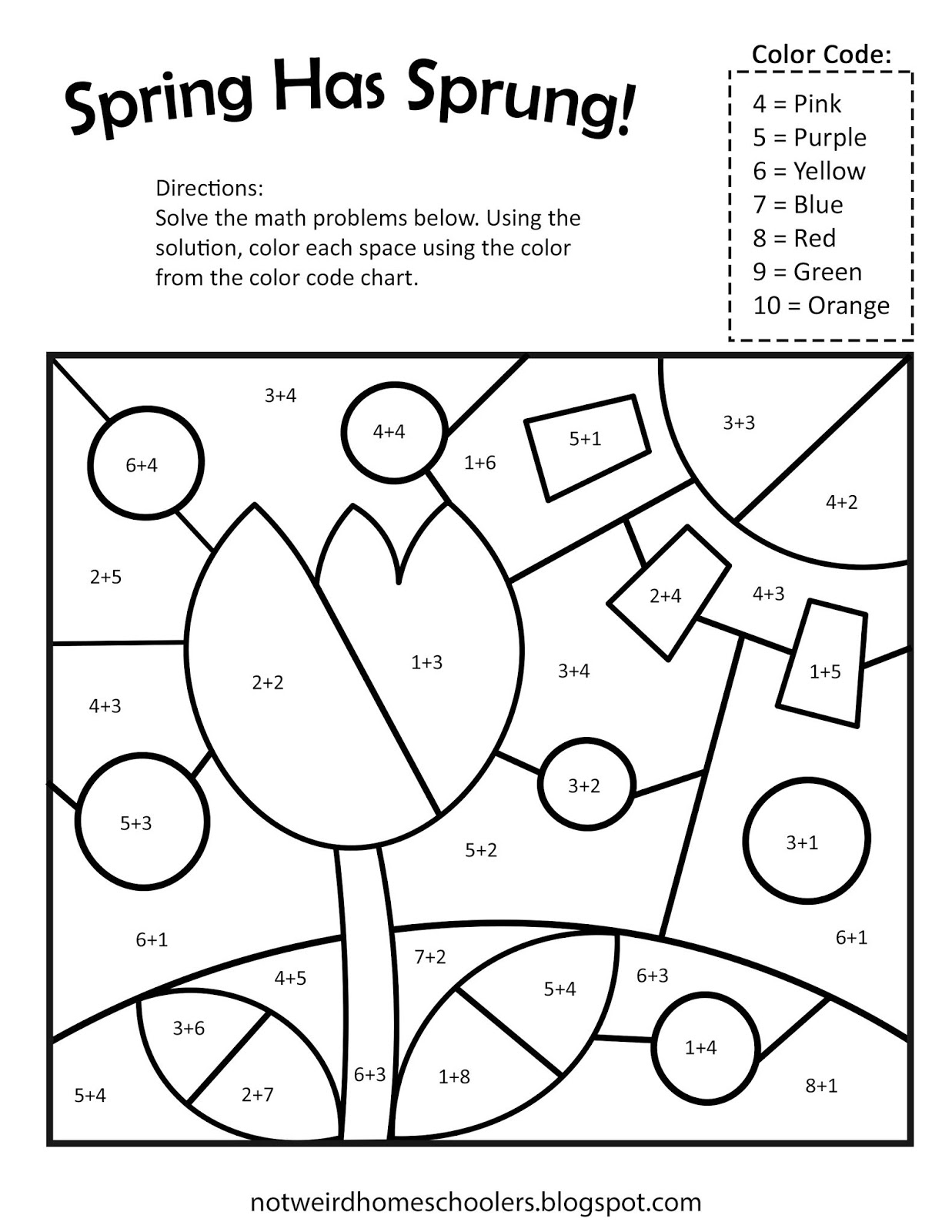 Get 85 Spring Math Worksheet Ideas 80