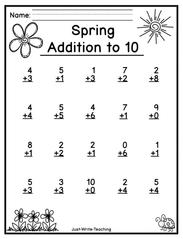 Get 85 Spring Math Worksheet Ideas 84