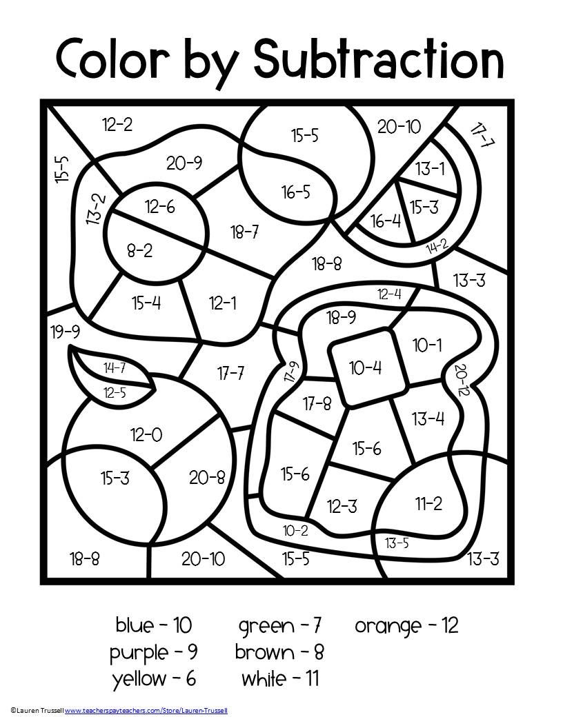 Save 60 Math Coloring Worksheets Ideas 2