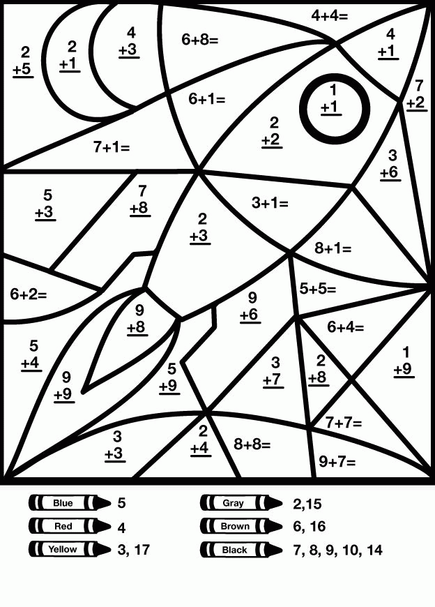 Save 60 Math Coloring Worksheets Ideas 28