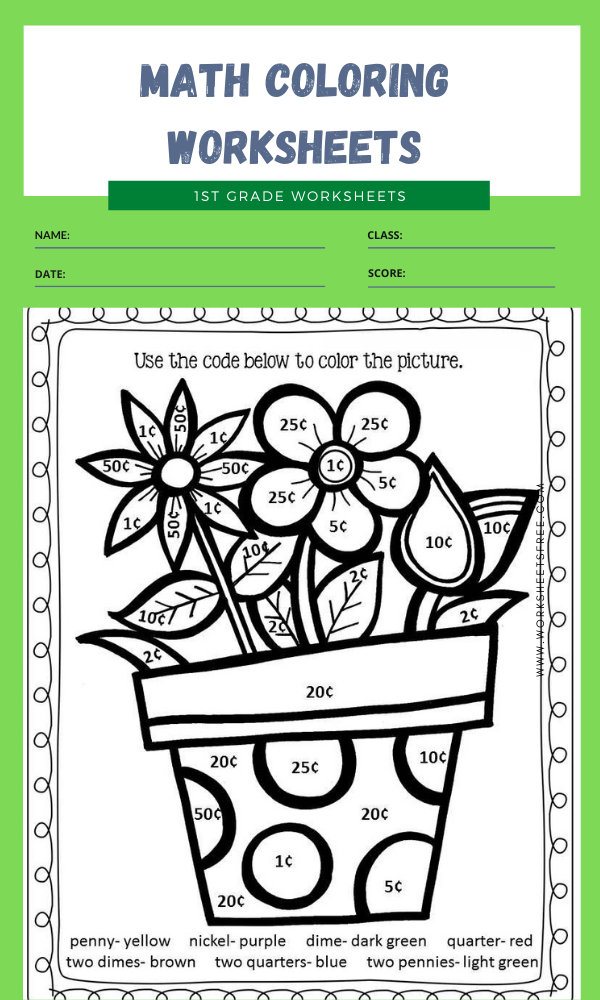 Save 60 Math Coloring Worksheets Ideas 34