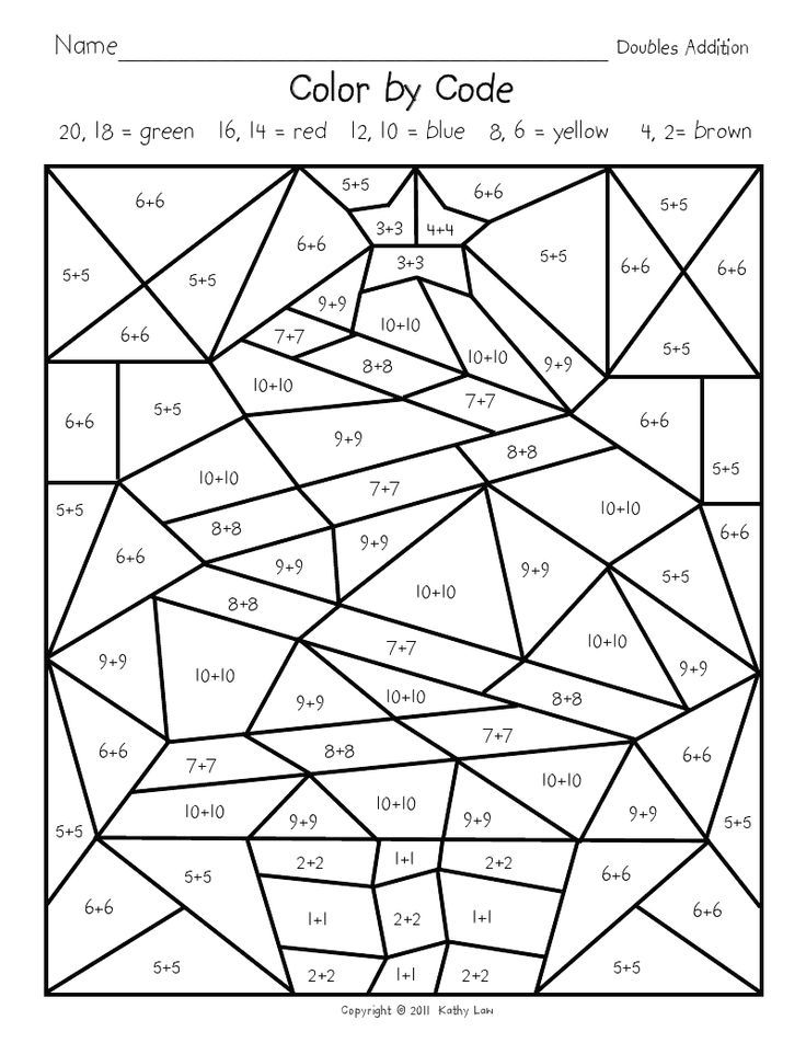 Save 60 Math Coloring Worksheets Ideas 4