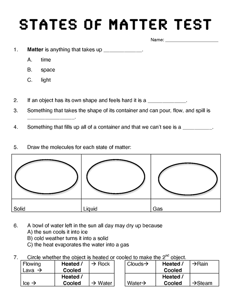 Save 60 States Of Matter Worksheets Ideas 32