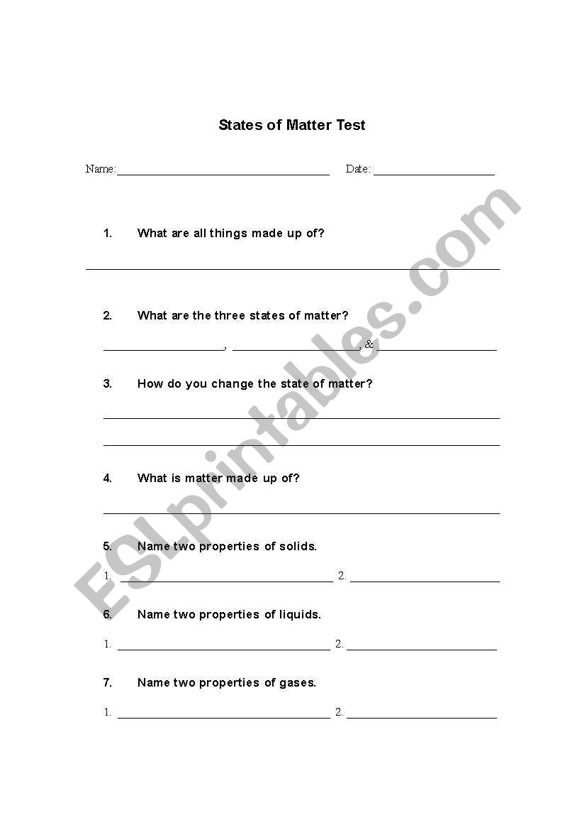 Save 60 States Of Matter Worksheets Ideas 49