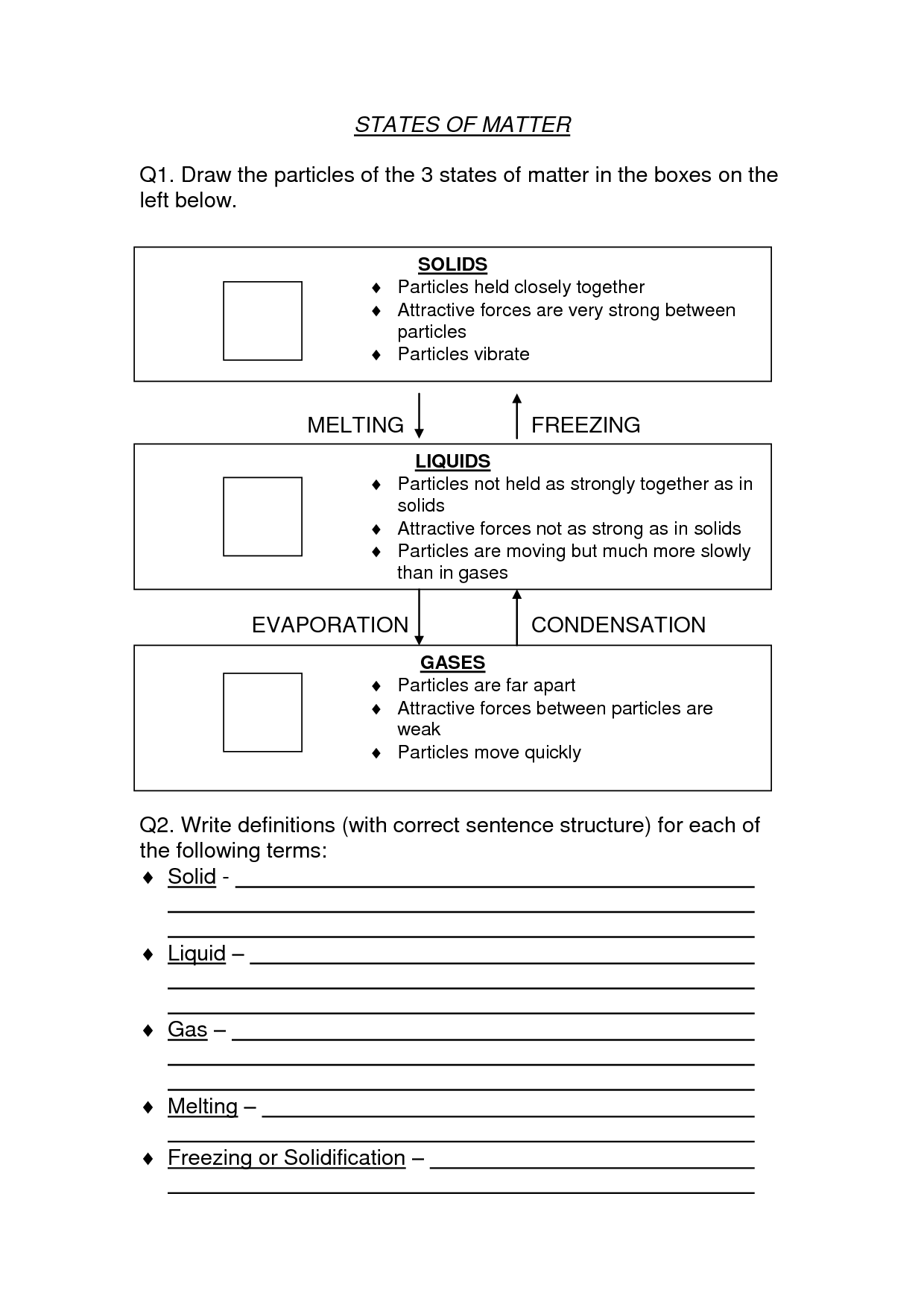 Save 60 States Of Matter Worksheets Ideas 57