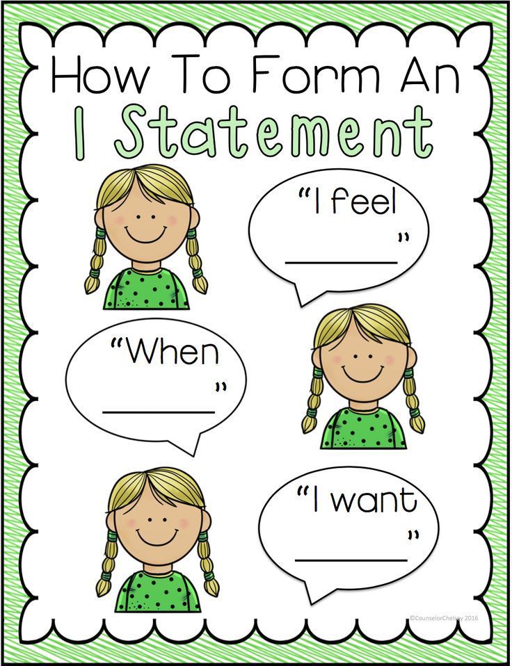 Best 45 I Statements Worksheets Ideas 8