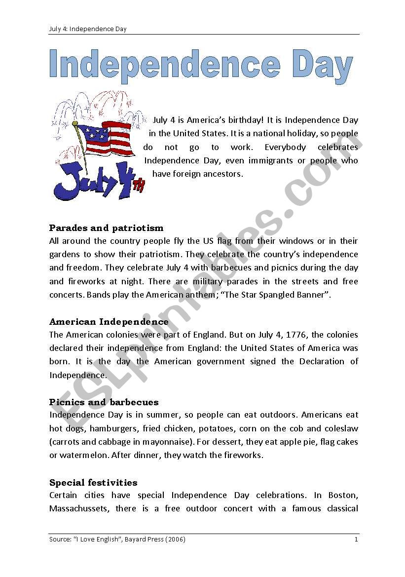 Best 45 Independence Day Usa Worksheet Ideas 38