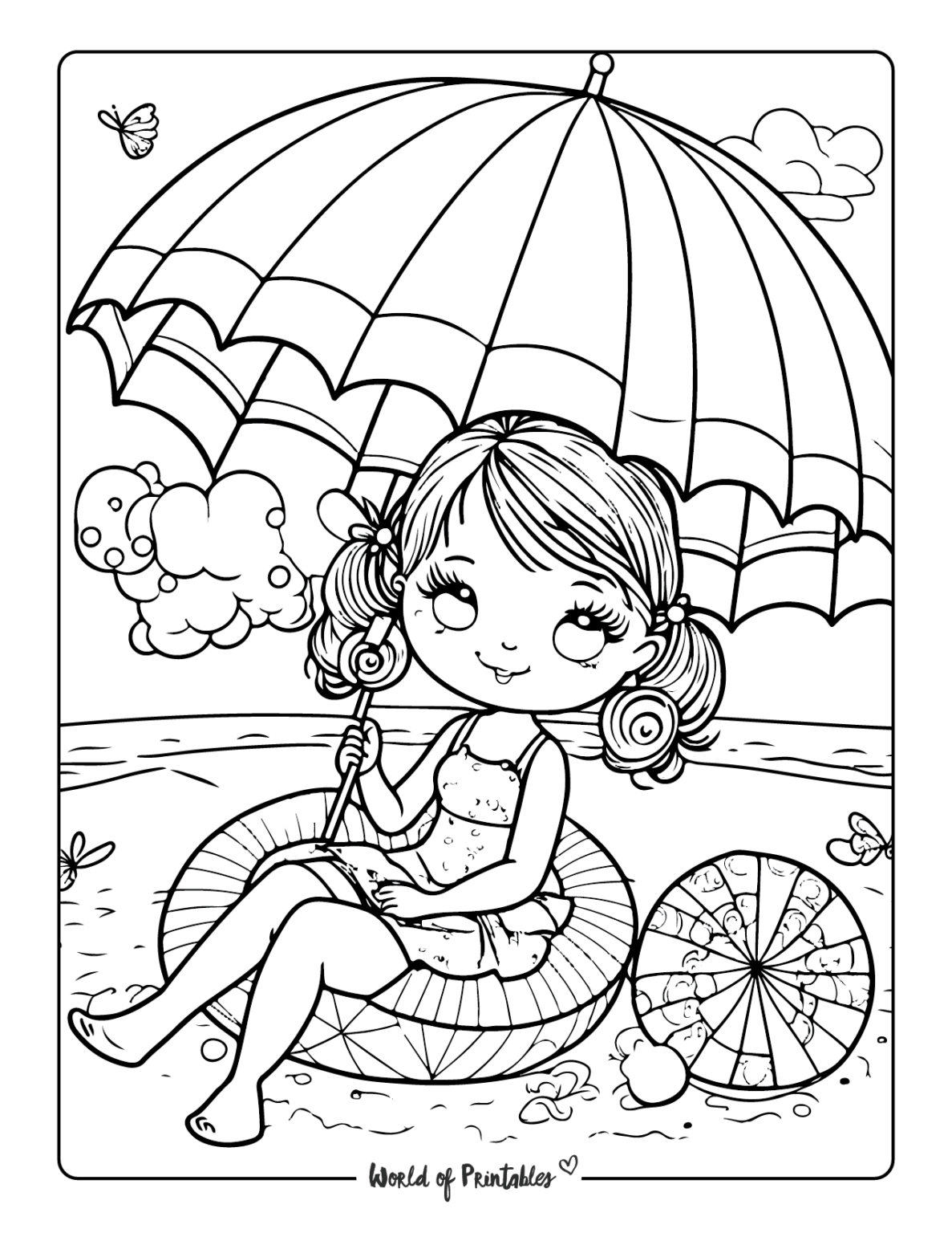 Best 45 Summer Coloring Pages Aesthetic Ideas 17