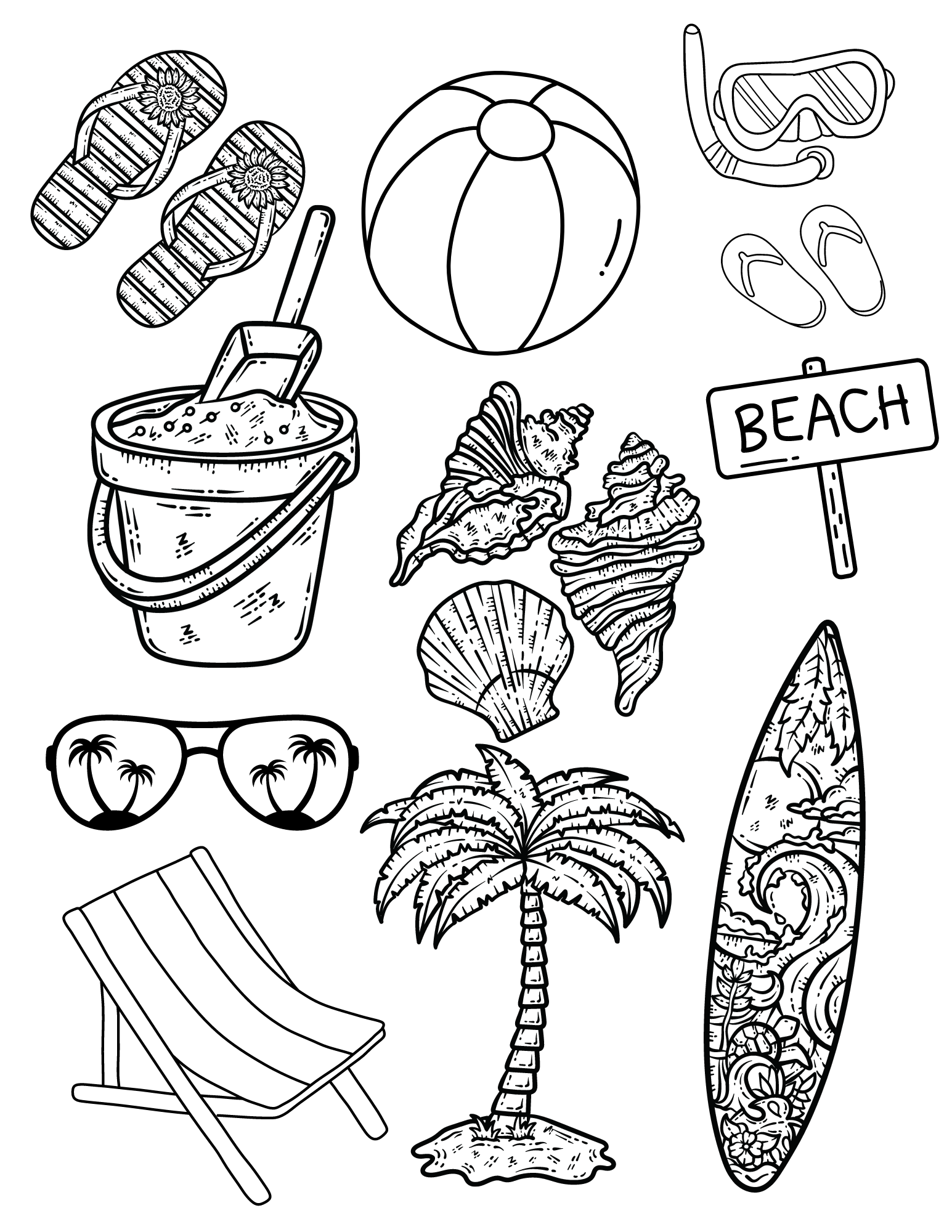 Best 45 Summer Coloring Pages Aesthetic Ideas 34