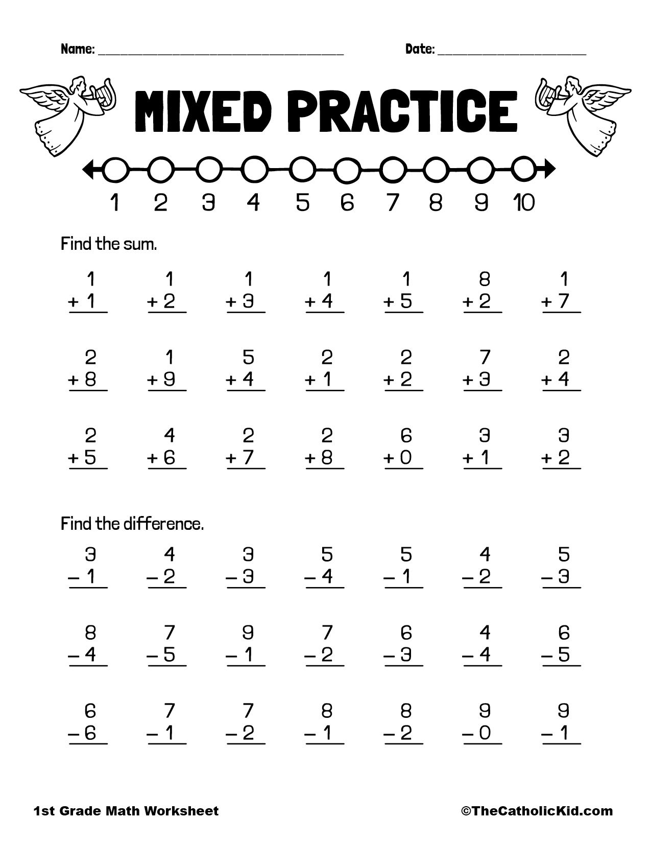 30 1St Grade Simple Math Worksheets