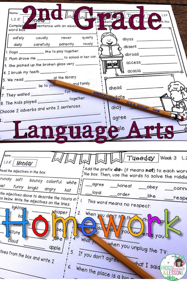 30 2Nd Grade Language Arts Worksheets