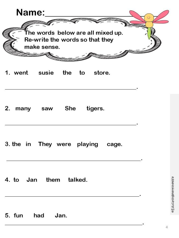 30 2Nd Grade Language Arts Worksheets