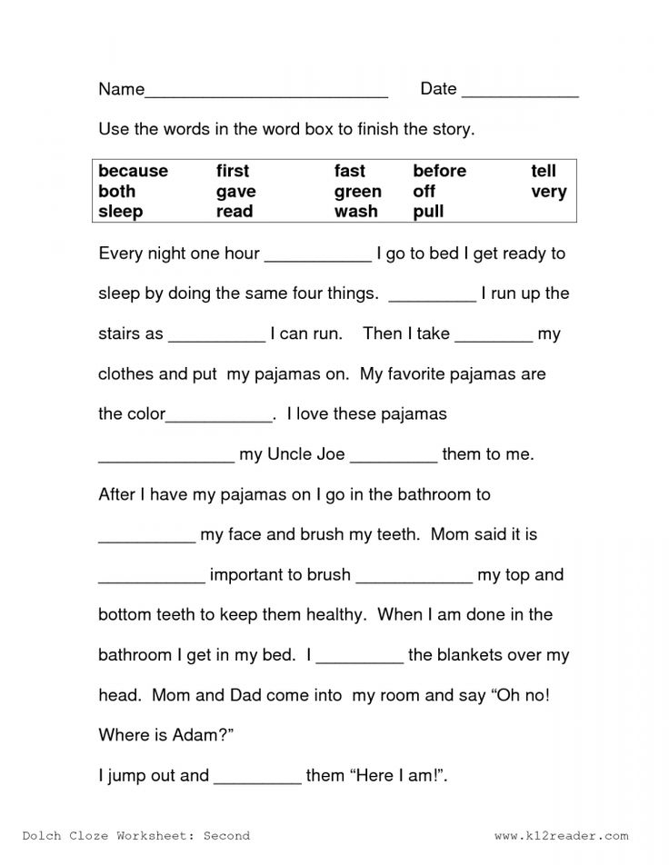 30 2Nd Grade Language Arts Worksheets