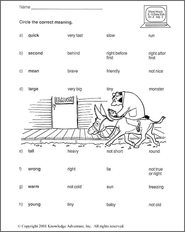 30 2Nd Grade Language Arts Worksheets