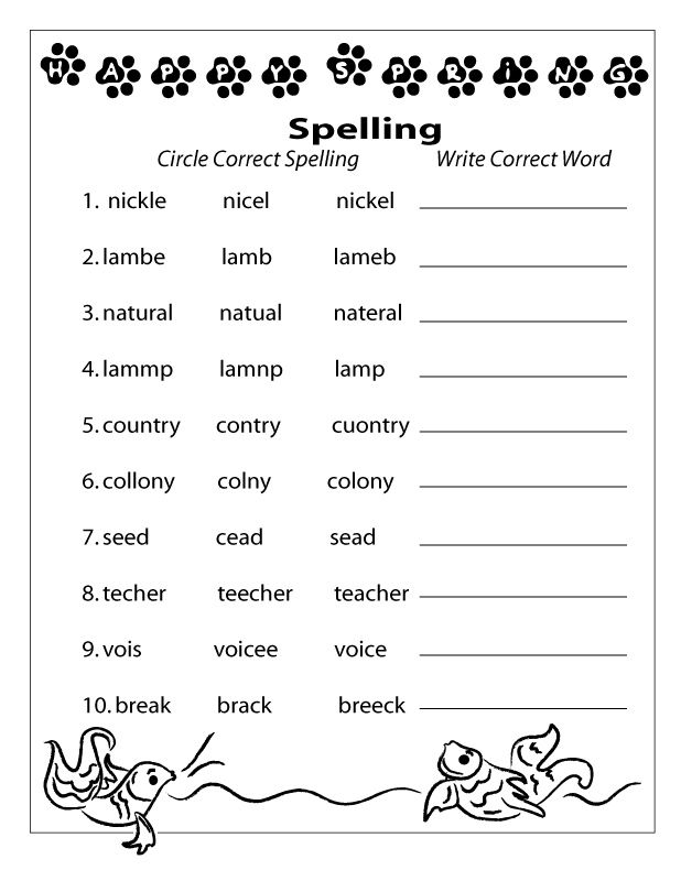 30 2Nd Grade Language Arts Worksheets