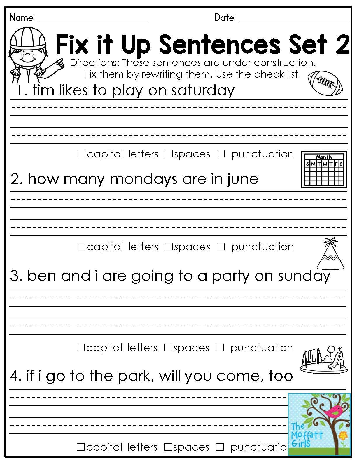 30 2Nd Grade Language Arts Worksheets