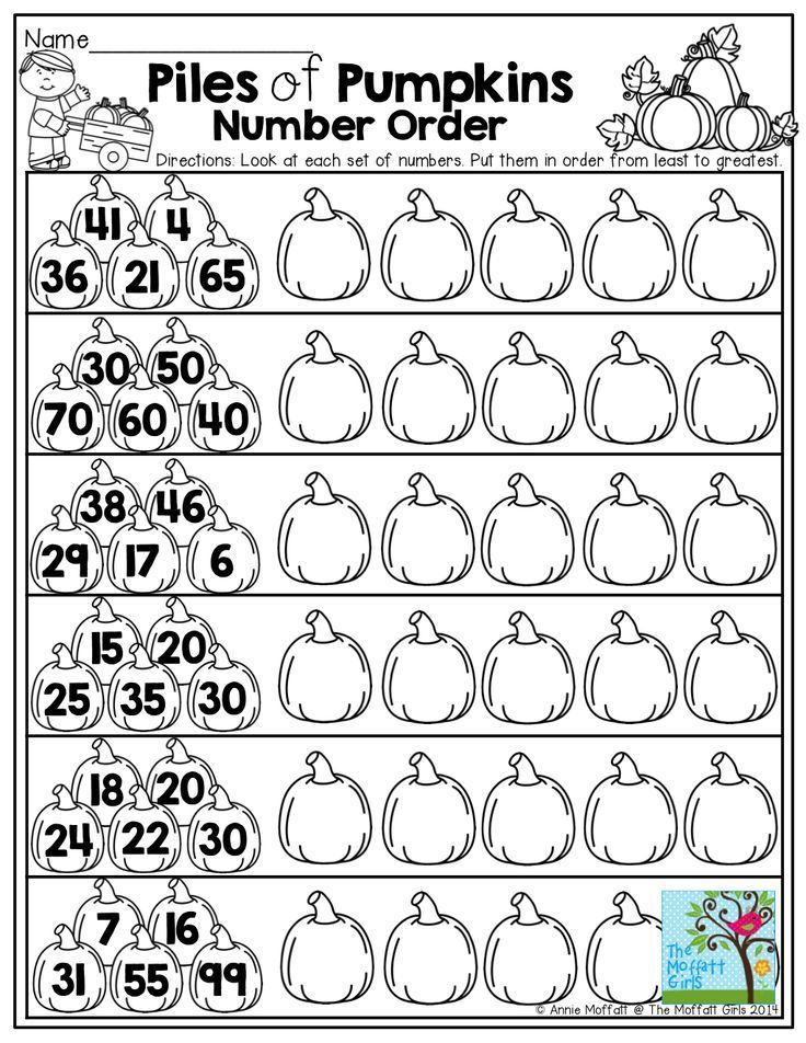 30 2Nd Grade Math Worksheets Ascending Order