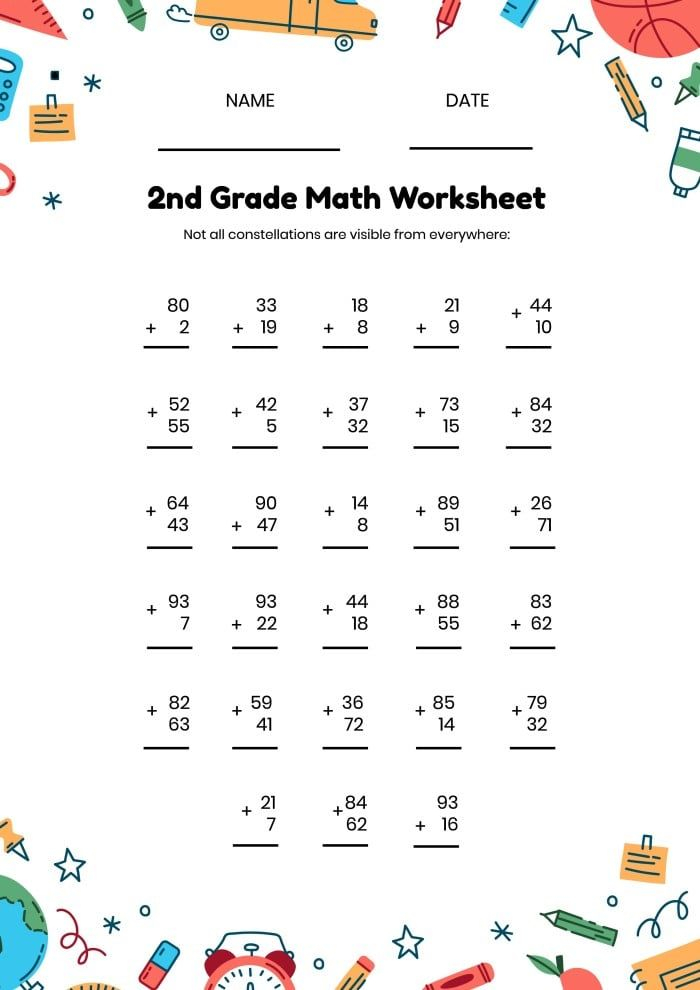 30 2Nd Grade Math Worksheets Division