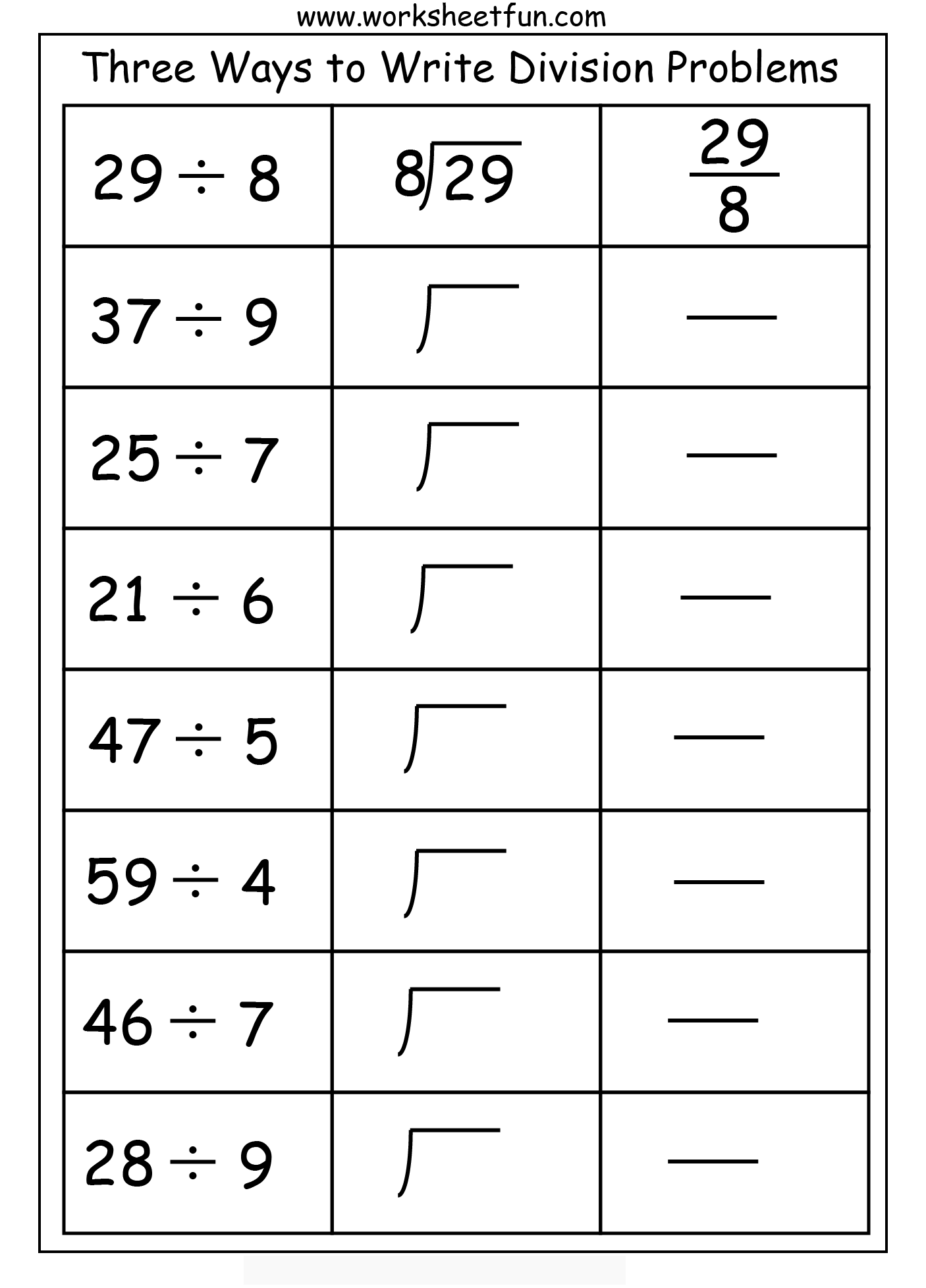 30 2Nd Grade Math Worksheets Division