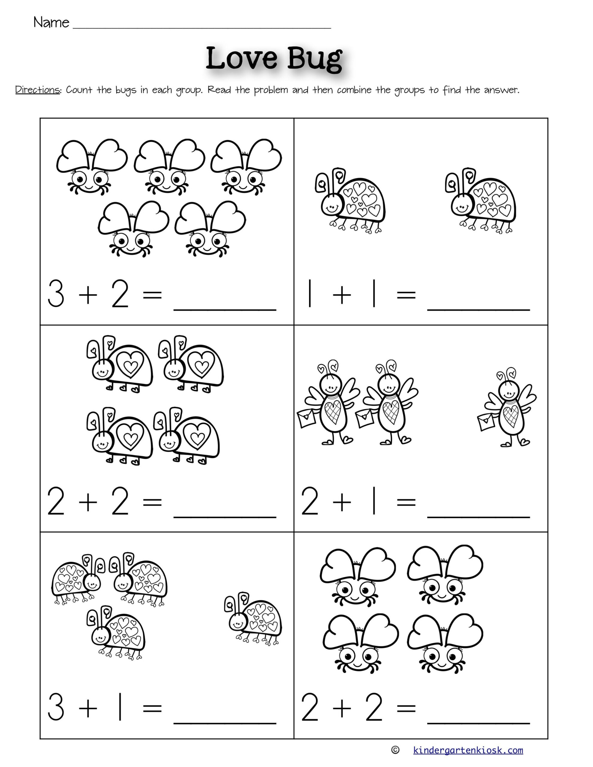 30 Addition Worksheets For Jr Kg