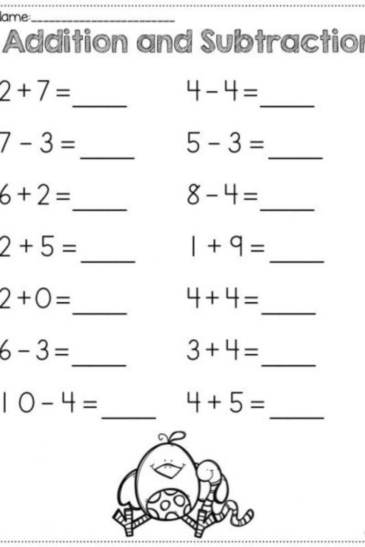 30 Addition Worksheets For Jr Kg