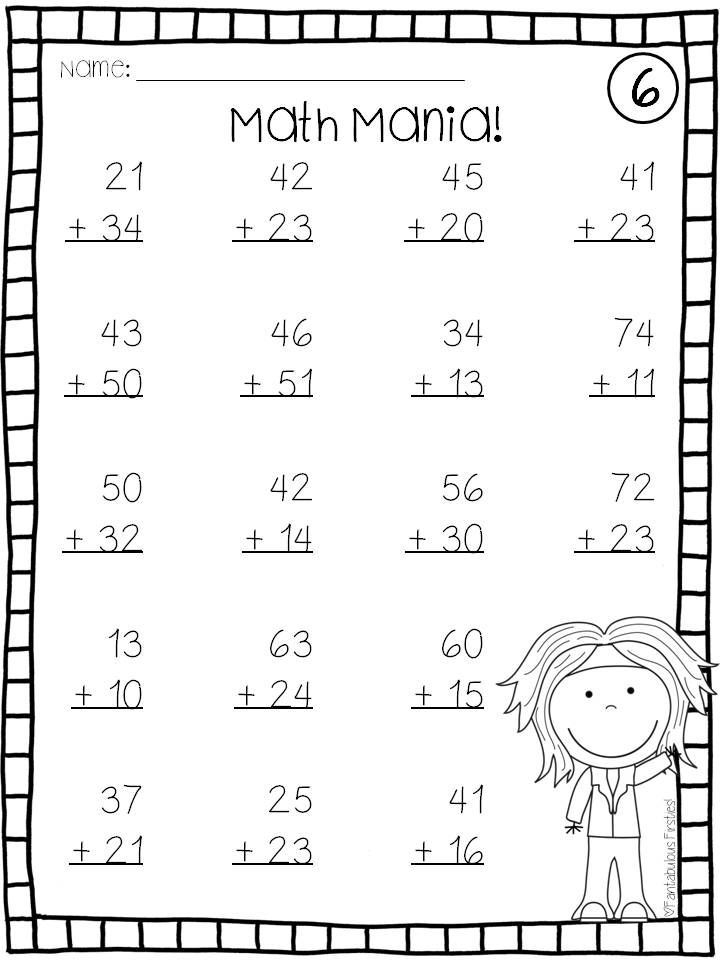 30 Addition Worksheets Kindergarten Regrouping