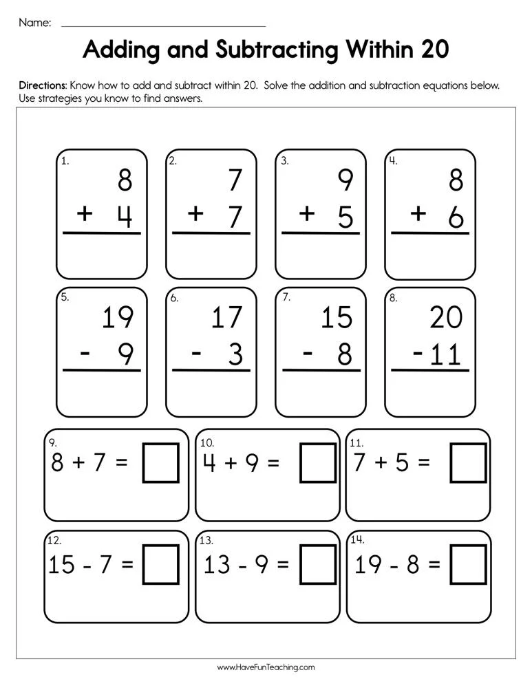 30 Addition Worksheets Kindergarten Regrouping