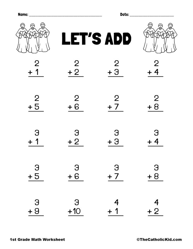 30 Addition Worksheets To Ten