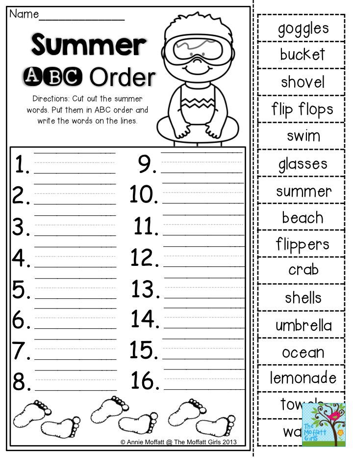 30 Alphabet Order Worksheets Kindergarten