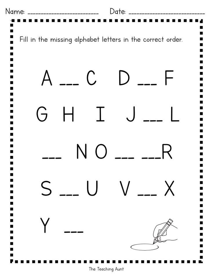 30 Alphabet Order Worksheets Kindergarten