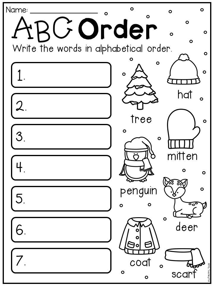 30 Alphabet Order Worksheets Kindergarten