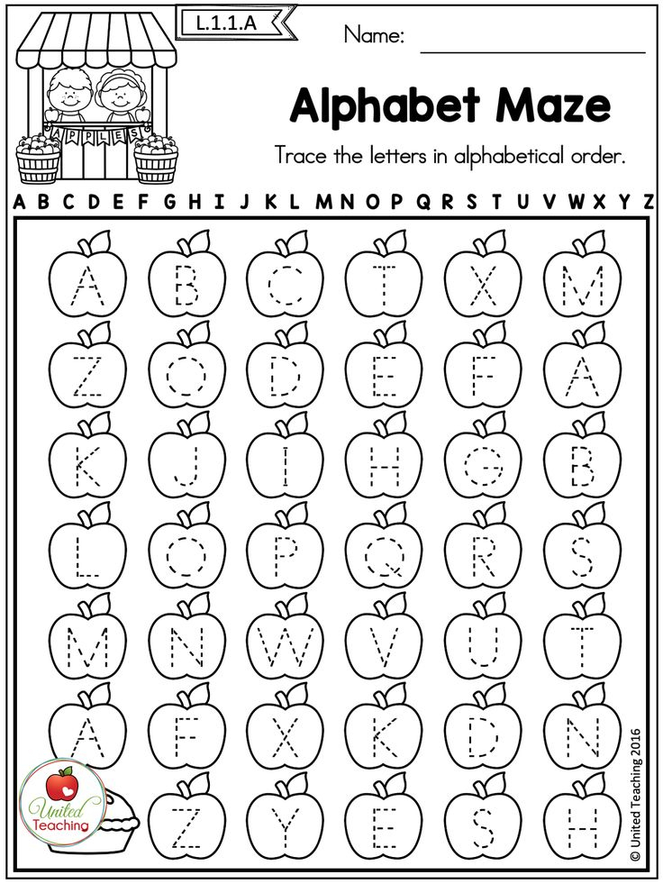 30 Alphabet Order Worksheets Kindergarten