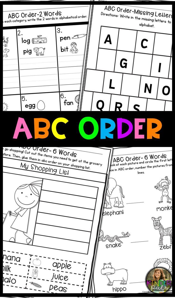 30 Alphabet Order Worksheets Kindergarten