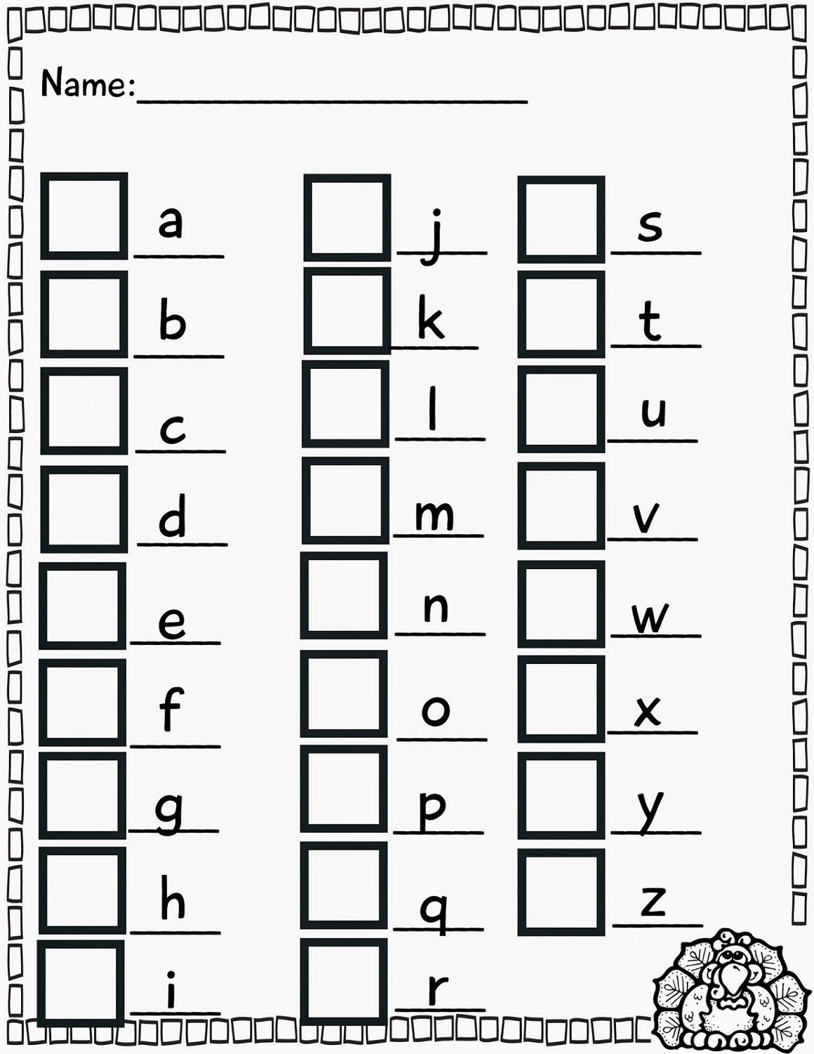 30 Alphabet Order Worksheets Kindergarten