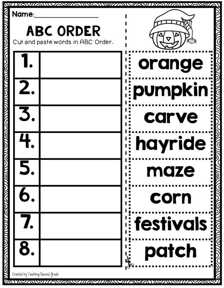 30 Alphabet Order Worksheets Kindergarten