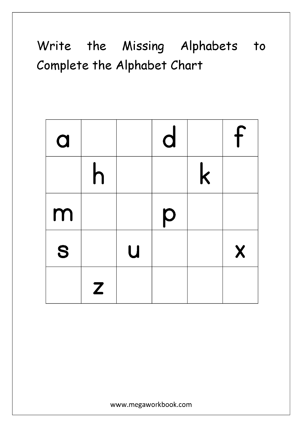 30 Alphabet Order Worksheets Kindergarten