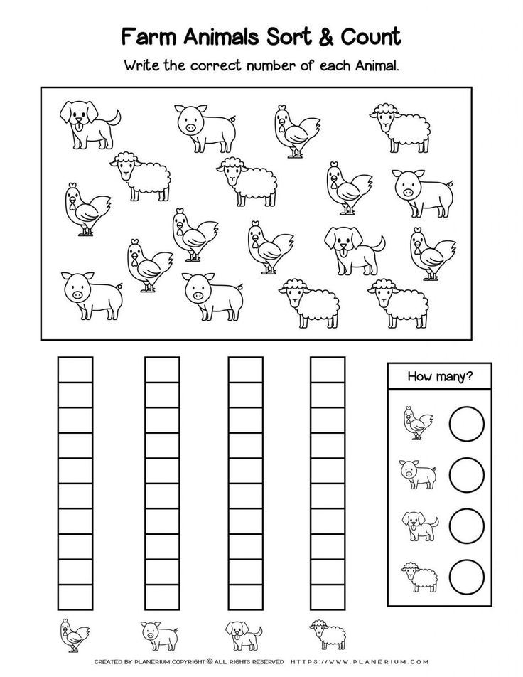 30 Baby Animals Worksheets For Kindergarten