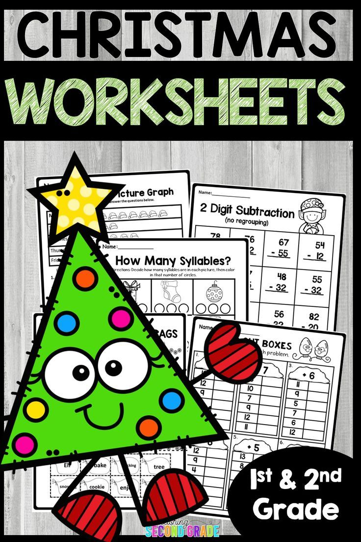 30 Christmas Worksheets For Kids Math