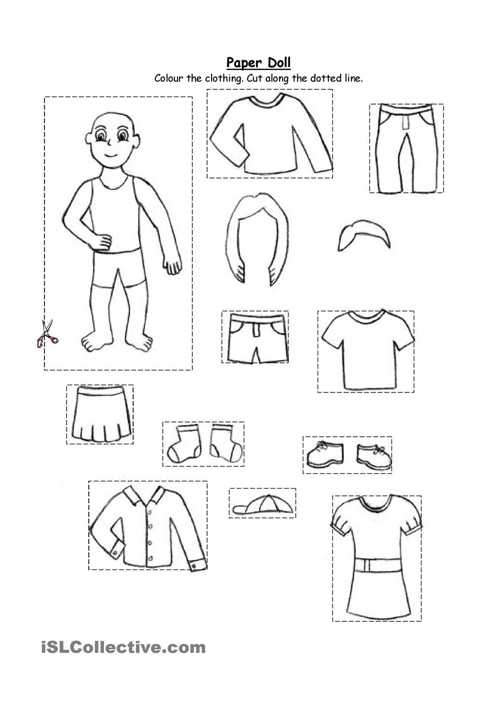 30 Clothes Worksheets For Kids Kindergarten